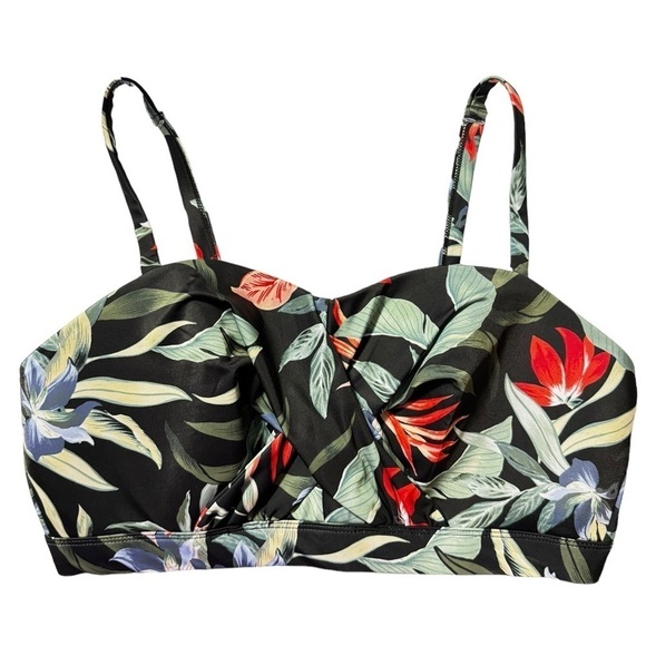 Swim by Cacique Island Bloom Top Size 16 - Picture 4 of 9